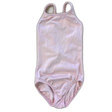 Ballet Pink Gymnastics Dance Leotard Child Size M 8-10