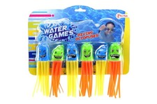 Toi-Toys Water Games 6 stuks Octopus op kaart, waterspelletjes, 67360 A, meerkle