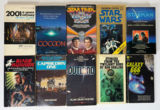 Movie Tie-In Novelization Paperback Book Lot of 10 Star Trek Blade Runner etc