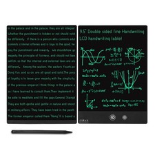 LCD Writing Tablet 9.5 Inch Double Display Digital Notepad 9.5 inches