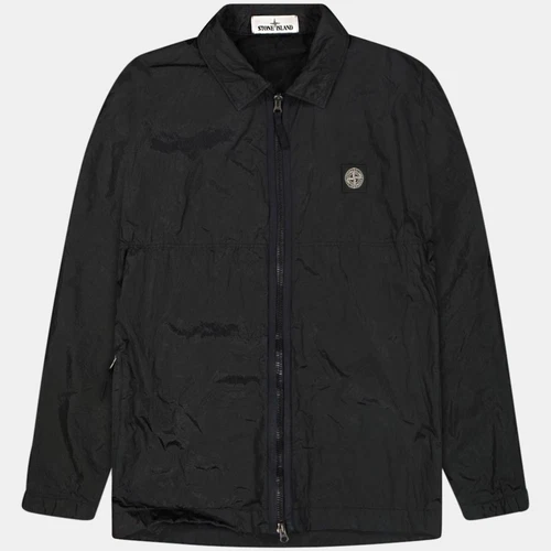 Cappotto Stone Island taglia S lunghezza media uomo nero nylon prezzo consigliato £ 465