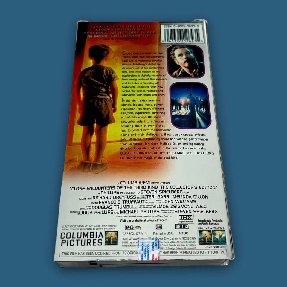 Close Encounters of the Third Kind VHS Tape Collectors Edition Movie Alien Film - Image 2 of 4