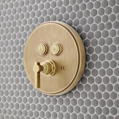 Signature Hardware 485519 Greyfield Simple Select 2-Way Pressure Balance Shower