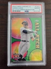 Aaron Judge 2024 Topps Chrome Logofractor Green Refractor All-Etch /99 PSA 10