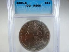 1881-S Morgan Silver dollar graded MS-66 by ICG