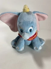 Disney Baby Dumbo Plush Stuffed Animal Kids Preferred 8" Blue Elephant Toy