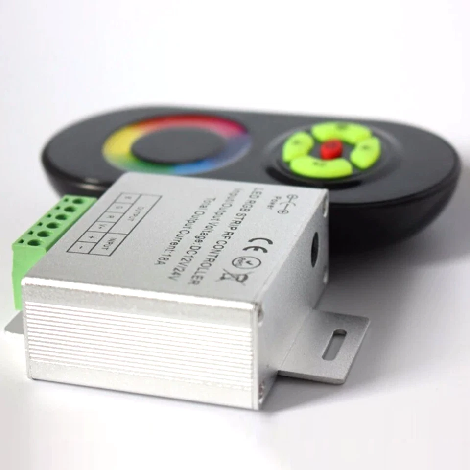 18A Touch Controller Dimmer DC 12V-24V LED Remote For 3528 5050 RGB Strip Light - Image 3 of 4