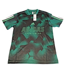 Adidas Mens House of Tiro Nations Pack Tee -Green Black JC8006 Size S