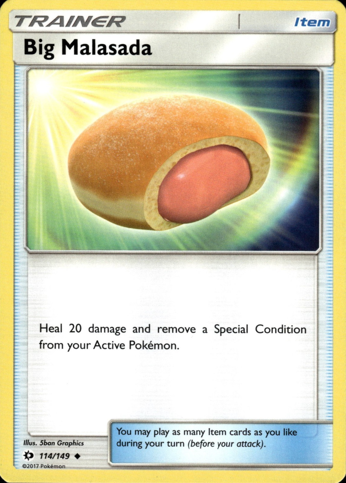 Big Malasada 114/149 | Sun & Moon - Base Set | Pokemon TCG | English | Uncommon