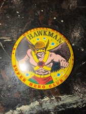 Hawkman 1966 DC Official Member Super Hero Club Pin Back 3"  Only One On eBay