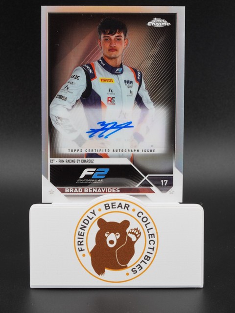 2023 Topps Chrome F1 Brad Benavides Refractor Auto Autograph #CAC-BB