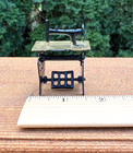 Miniature Dollhouse Pedal Sewing Machine VTG Style — photo 6