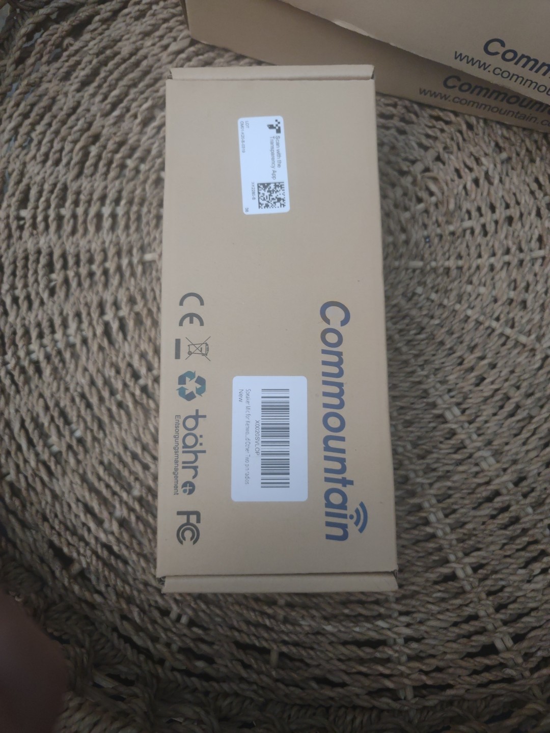 Commountain Speaker Mic Compatible with Kenwood Radios & Other 2-pin Radios 