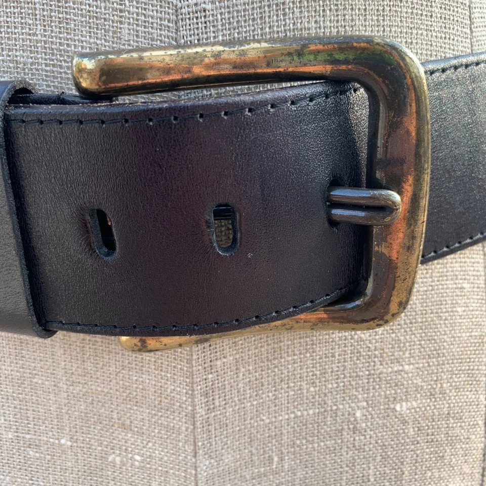 Elise M кожи эластичный широкий Cinch пояс M/L черный эластичной ретро заявление - Изображение 2 из 4