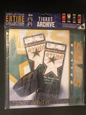 Dallas Stars Hockey Ticket Archive Display Album Brand New Sealed Unique gift