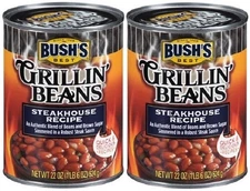 Bush's Best Grillin' Beans Steakhouse Recipe 2 Can Pack