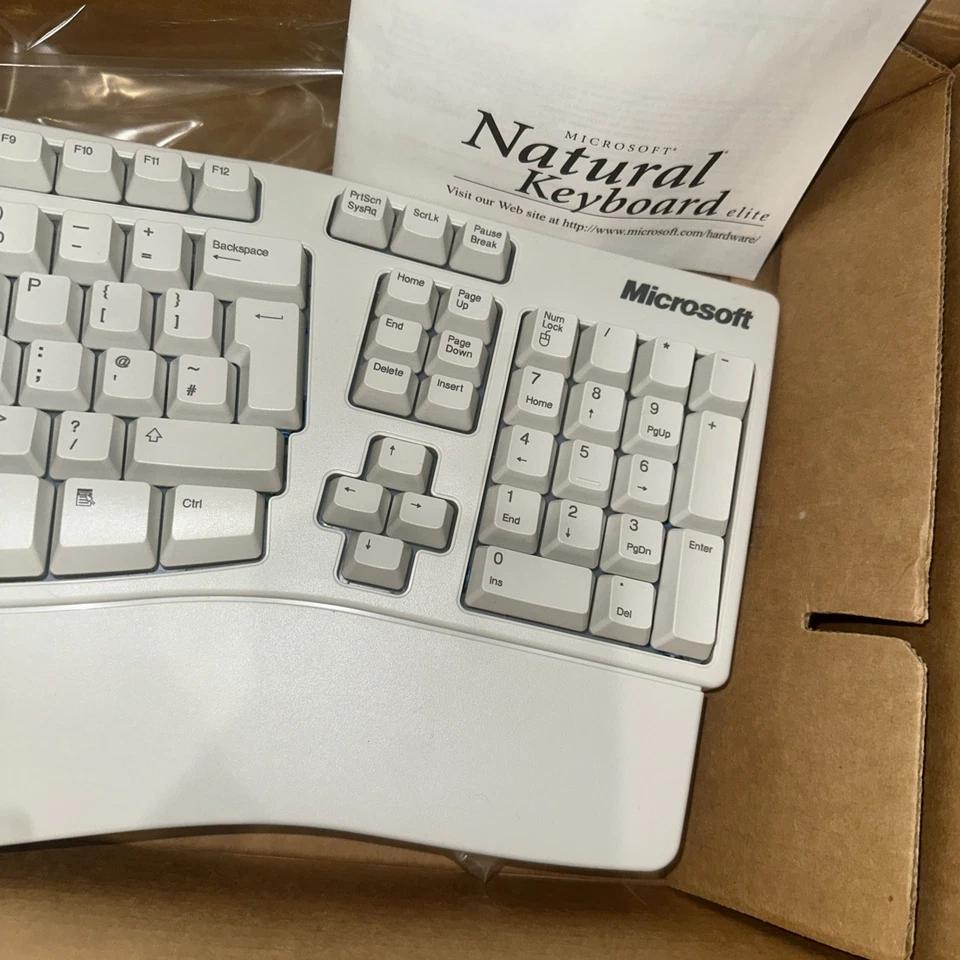 Microsoft Natural Keyboard Elite Ergonomic Brand New in Original Box  - Image 2 of 4