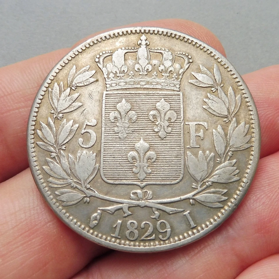 Charles X - 5 Francs - 2e Type - 1829 I Limoges - Photo 1/2
