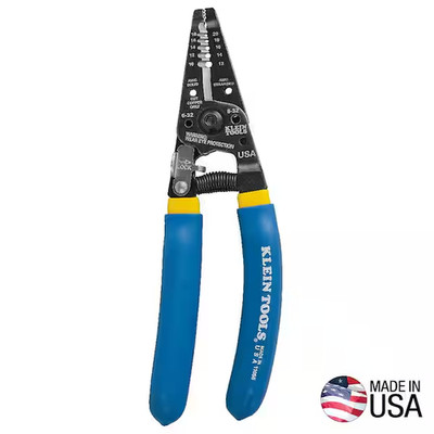 Klein Tools 11055 Wire Stripper/Cutter - 10-18 AWG Solid and 12-20 AWG Stranded