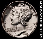 1944-D Silver Mercury Dime-Super Choice Gem Brilliant Unc ++++ No Reserve #G7532