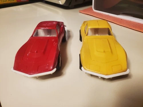 Tonka Corvettes Vintage 7-inch Car in Yellow and Red VGC