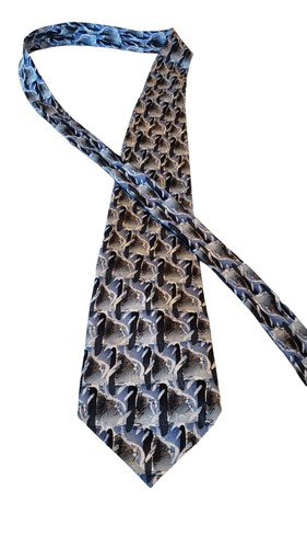 Corbata abstracta vintage Jerry Garcia Blue Mountain Collection 100 % seda - Imagen 3 de 9