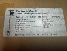 TR ELECTRONIC AK-40 456-32001 and Second Free Board
