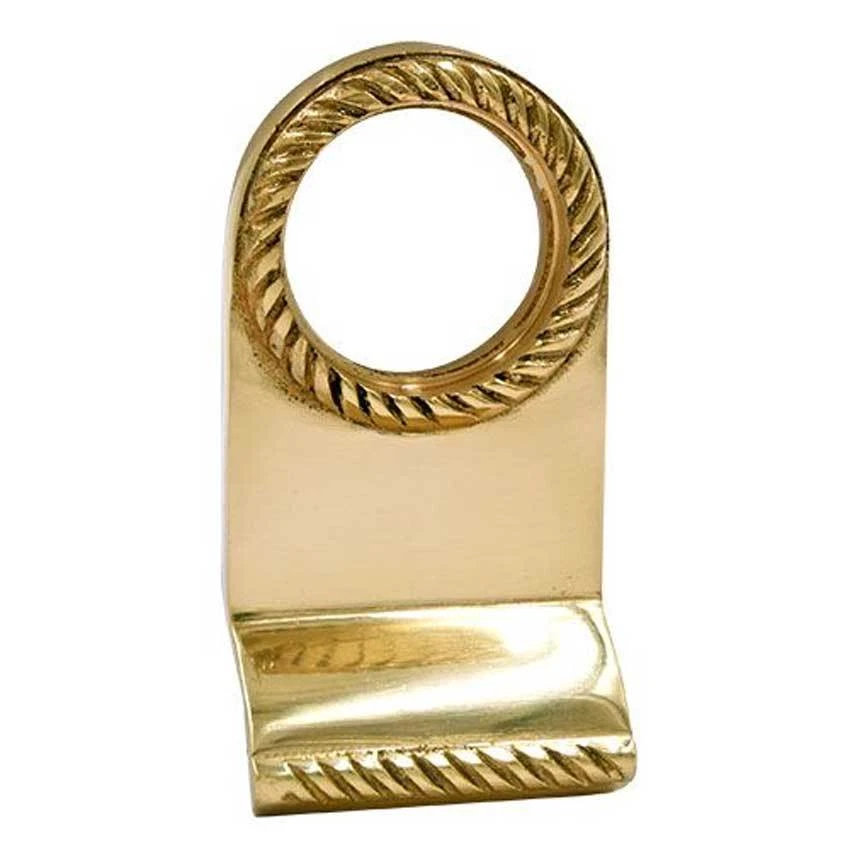 TSS Georgian Rim Cylinder Door Pull Polished Brass (TSSCYLGPULLB)