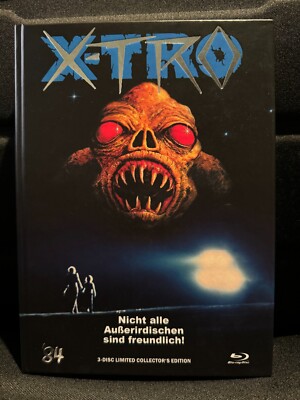 Xtro Blu-ray Mediabook 84 Entertainment /222 RARE 3-Disc Set | eBay
