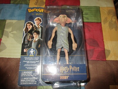 BendyFigs Dobby Action Figure Harry Potter New in Package! Rare HTF