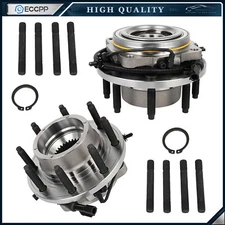 2 Pcs Wheel Hub Bearings Front 4WD For 2005-2010 Ford F-250 F-350 Super Duty SRW