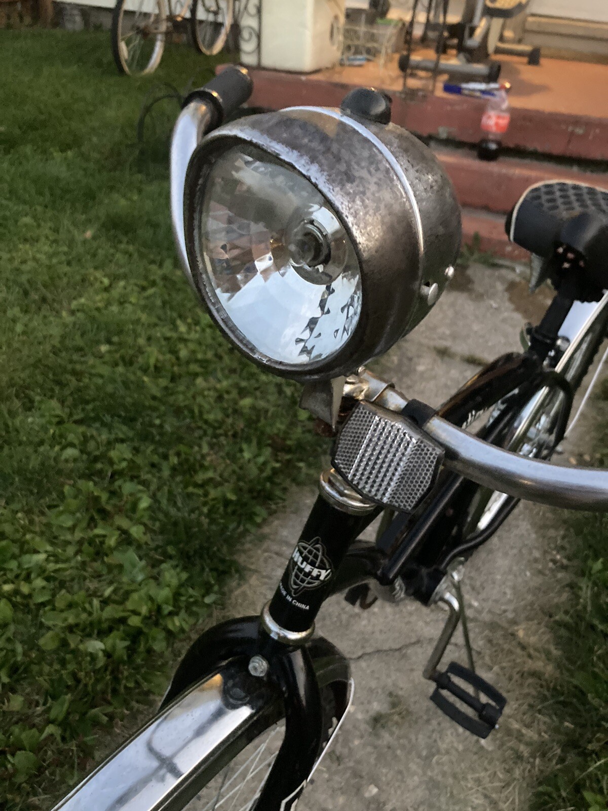 Vintage 1950's Huffy Good Vibrations Bicycle With Original Headlight 24