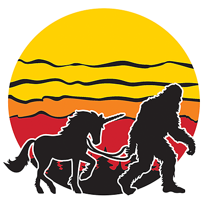 ALTRA T Shirt dalla S alla 2XL 3XL UNICORNO BIGFOOT Umorismo Divertente Adulto