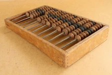Abacus Vintage Abacus Commercial Antique Desk Counting Machine Europe Early 20th