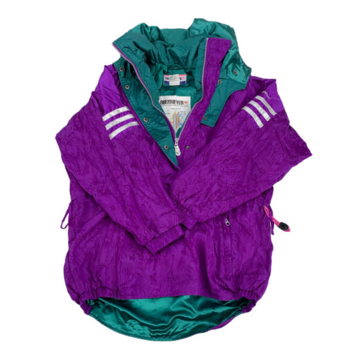 Obermeyer Vintage GORE-TEX Hooded Zip Up Purple I… - image 1
