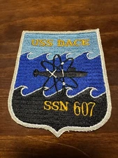 Vintage US Navy Submarine Dace Patch