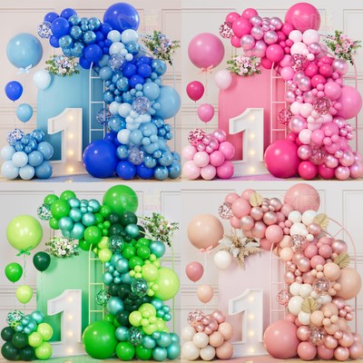 Ballonbogen Kit + Ballons Girlande Geburtstag Hochzeit Party Baby Dusche Dekor UK 2