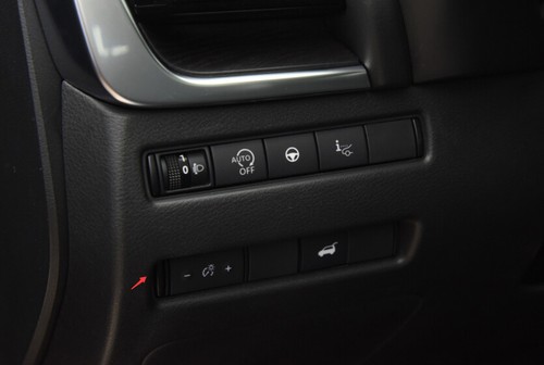 For Nissan X-TRAIL Rogue 2021-22 Black Wood Grain Headlight Switch Control Frame - Picture 4 of 7