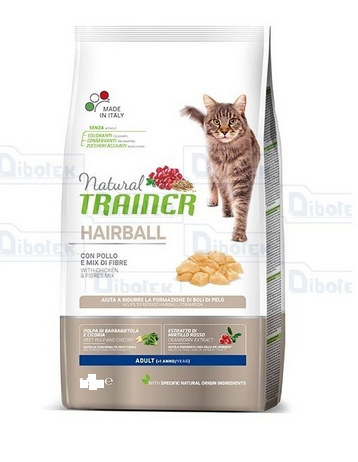 CROCCANTINI PER GATTO 300 gr. TRAINER HAIRBALL CAT ADULT