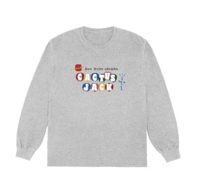 Travis Scott Cactus Jack X McDonald's CJ Live from Utopia Long Sleeve XL Shirt