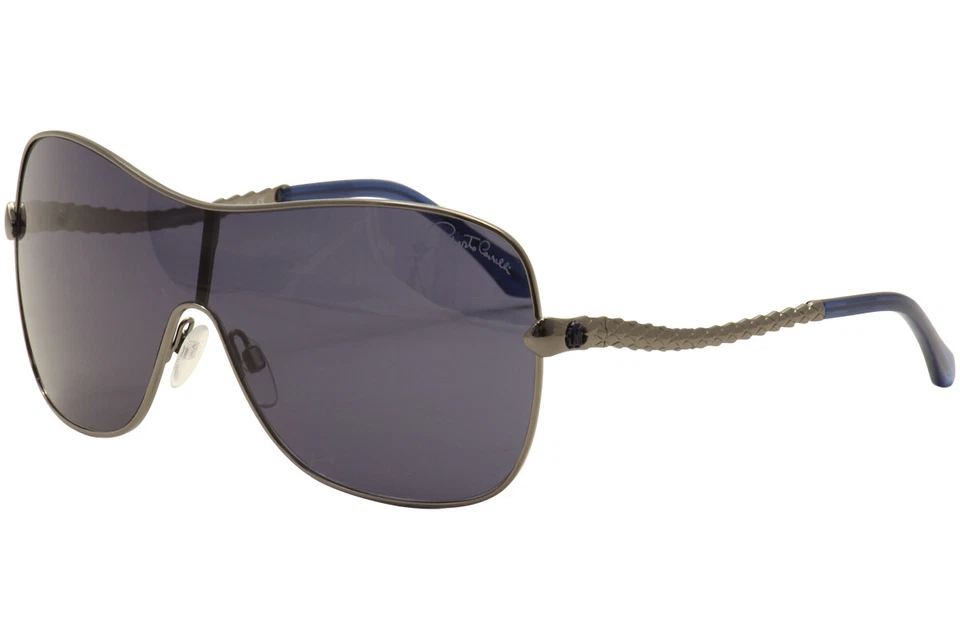 Gafas de sol para mujer Roberto Cavalli Agena 793S 793/S 08B plateadas/azules protectoras de lentes