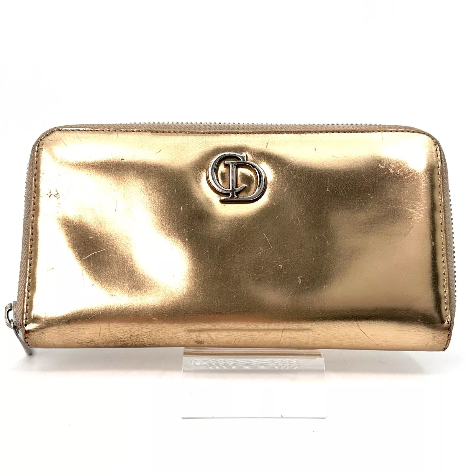 Christian Dior CD Logo Bijou Cuir Long Bifold