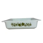 Vintage Pyrex 922 Spring Blossom Crazy Daisy 8x8 Square Baker Dish No Lid