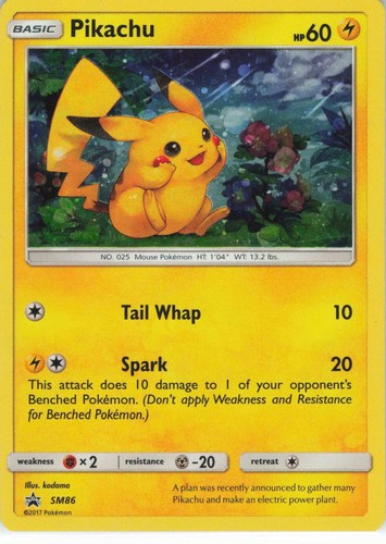 PSA 10 Pretend Grunt Pikachu 014/SM-P Holo SM Promo Pokemon Card