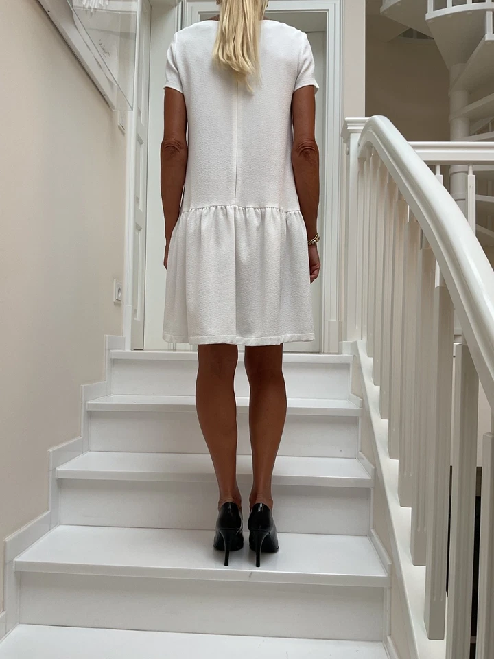 French Connection Kleid, Etuikleid, Farbe: creme- weiß, Größe: D38 / M - Bild 3 von 4