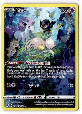 Mew Ultra Rare Crown Zenith: Galarian Gallery GG10/GG70 LP