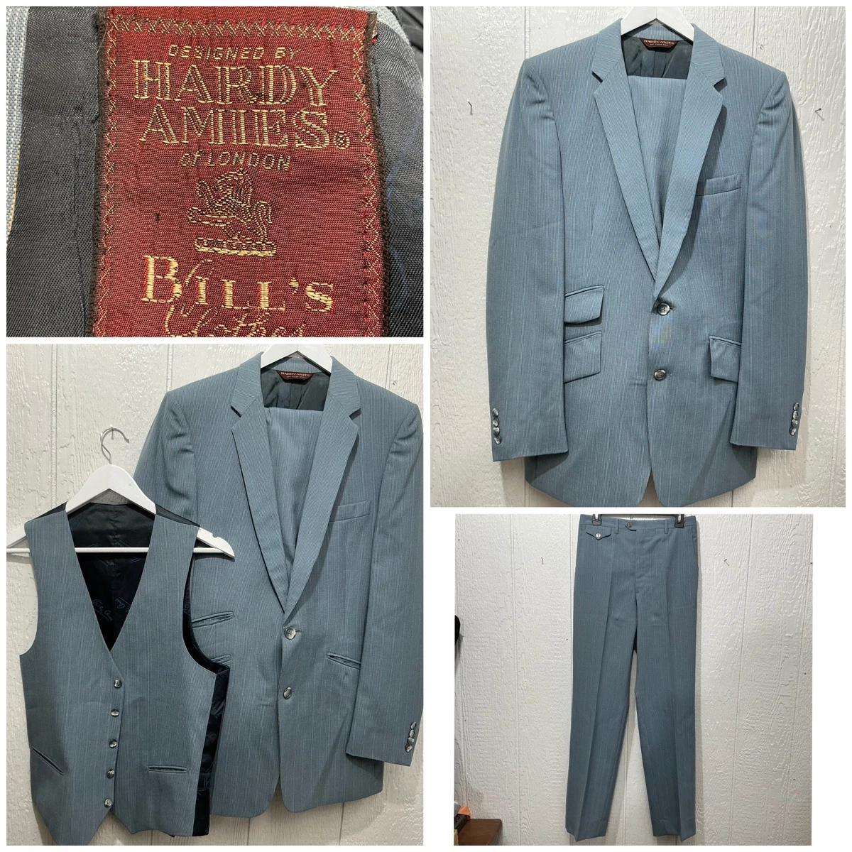 VINTAGE HARDY AMIES セットアップ　スーツ　パープル　燕尾服 Hardy Amies Suits for Men for sale | eBay
