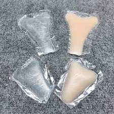 4 Pack Y Shape Silicone Concealer Pads Reusable Self Adhesive Nude