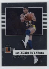 2007-08 Topps Letterman 349/599 Magic Johnson #50 HOF 0m7e