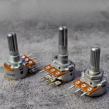 1PC ALPS16 single 3-pin, Dual 6-pin volume potentiometers A10K, B10K,50K,100K TT